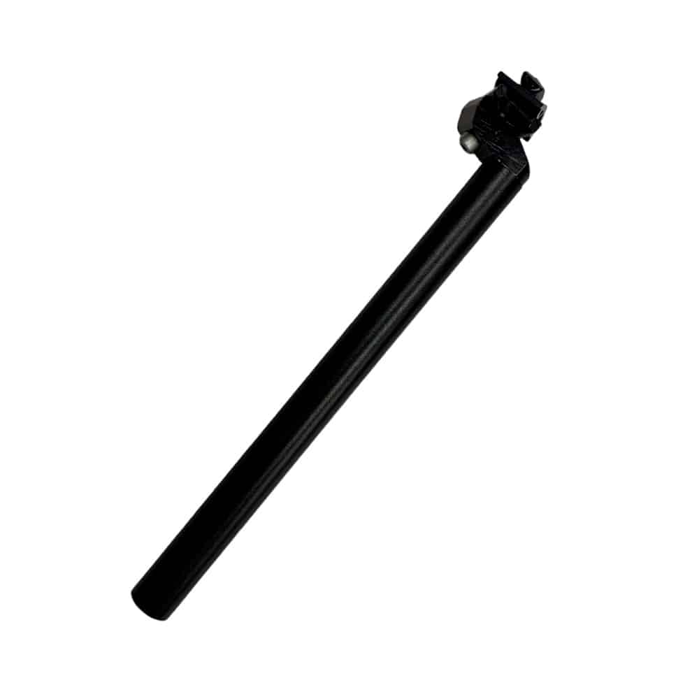 Tige De Selle Acier Noir 27,2 Mm - Pour VTT, BMX, Cruiser, Vélo Route, Longueur 400 Mm