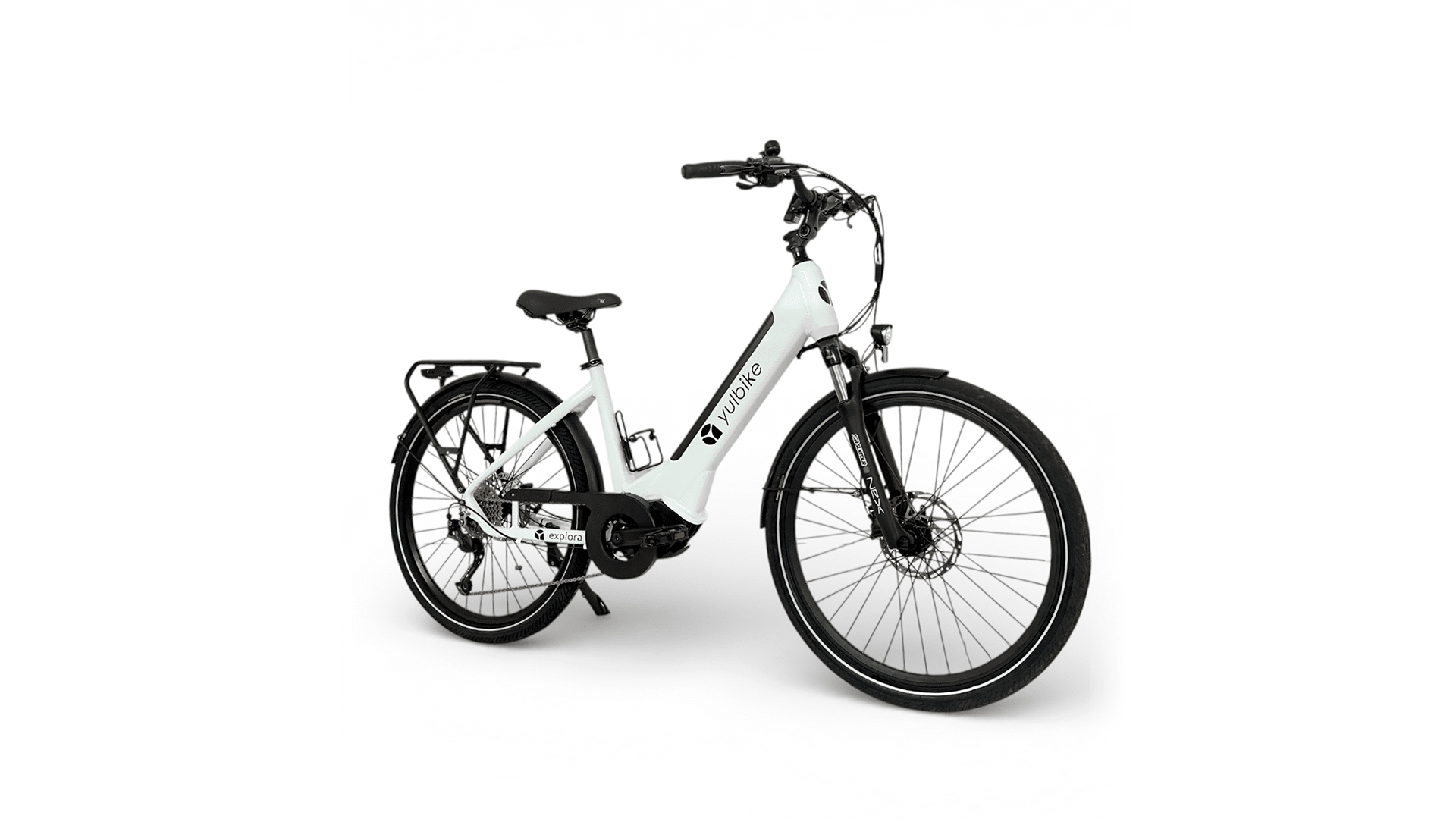 Yulbike Explora 28 pouces blanc - démo - 64km